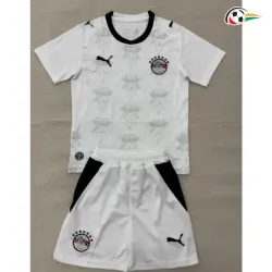 Camisa Reserva Infantil Egipto Copa do Mundo 2026 Branco