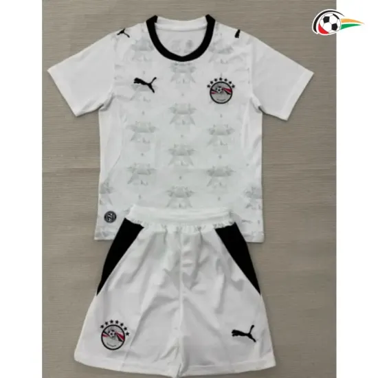 Camisa Reserva Infantil Egipto Copa do Mundo 2026 Branco