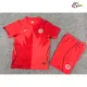 Camisa Titular Infantil Canada Copa do Mundo 2026 Vermelho