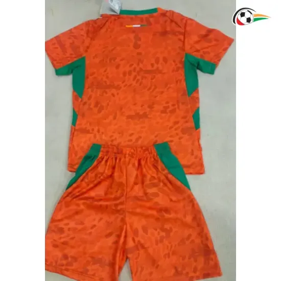 Camisa Titular Infantil Costa de Marfil Copa do Mundo 2026 Laranja