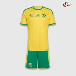 Camisa Titular Infantil Sudáfrica Copa do Mundo 2026 Amarelo