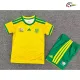 Camisa Titular Infantil Sudáfrica Copa do Mundo 2026 Amarelo