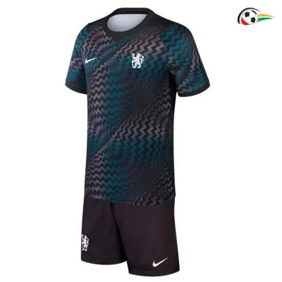 Camisa de Goleiro Infantil Chelsea 2026/2027 Preto