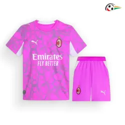 Camisa de Goleiro Reserva Infantil AC Milan 2026/2027 Rosa