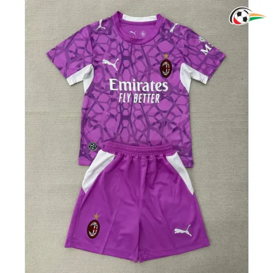 Camisa de Goleiro Reserva Infantil AC Milan 2026/2027 Rosa
