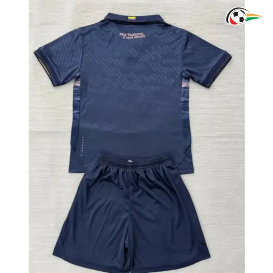 Camisa Reserva Infantil Ecuador Copa do Mundo 2026 Azul Marinho