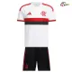 Camisa Reserva Infantil Flamengo 2026/2027 Branco
