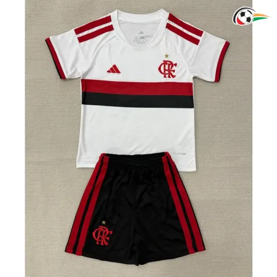 Camisa Reserva Infantil Flamengo 2026/2027 Branco