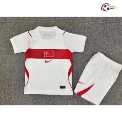 Camisa Reserva Infantil Turquía Copa do Mundo 2026 Branco
