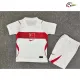 Camisa Reserva Infantil Turquía Copa do Mundo 2026 Branco