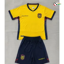 Camisa Titular Infantil Ecuador Copa do Mundo 2026 Amarelo