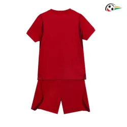 Camisa Titular Infantil Turquía Copa do Mundo 2026 Vermelho