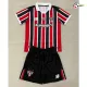 Camisa Reserva Infantil São Paulo 2026/2027 Vermelho/Preto