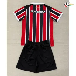 Camisa Reserva Infantil São Paulo 2026/2027 Vermelho/Preto