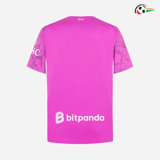 Camisa de Goleiro Reserva AC Milan 2026/2027 Rosa