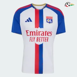 Camisa Titular Olympique De Lyon 2026/2027 Branco/Azul