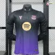 Camisa Versão Jogador Barcelona 2026/2027 Roxo/Preto Manga Longa