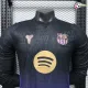 Camisa Versão Jogador Barcelona 2026/2027 Roxo/Preto Manga Longa