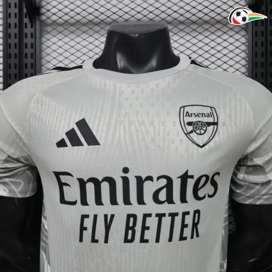 Camisa de Goleiro Versão Jogador Arsenal 2026/2027 Cinza