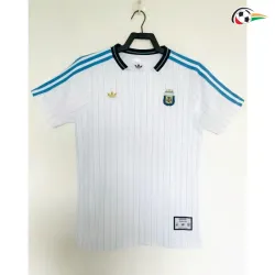 Camisa Retrô Argentina 2026 Branco/Azul Claro
