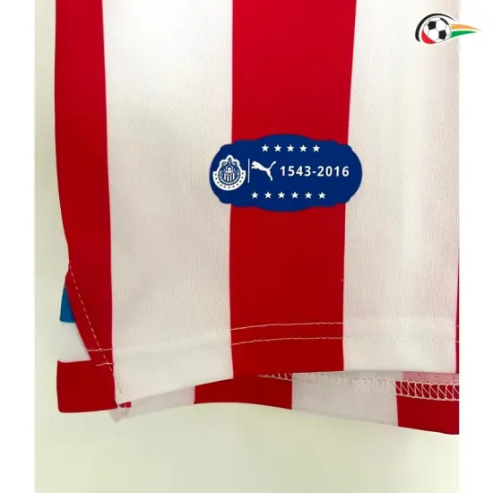 Camisa Retrô Chivas 100 Edição De Aniversário 2016/2017 Vermelho/Branco
