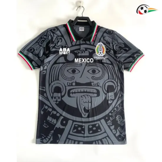 Camisa Retrô México 1998 Preto