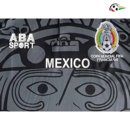 Camisa Retrô México 1998 Preto