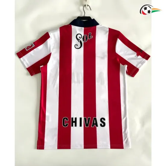 Camisa Retrô Titular Chivas 1996/1997 Vermelho/Branco
