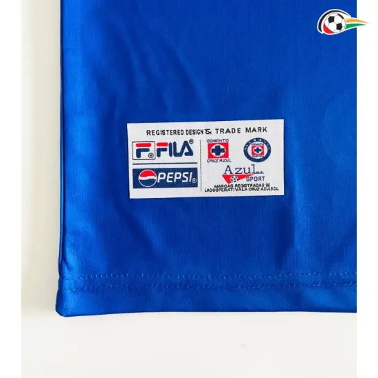 Camisa Retrô Titular Cruz Azul 2000/2001 Azul