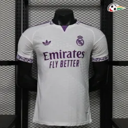 Camisa Versão Jogador Real Madrid 2026/2027 Edição Especial Branco/Roxo