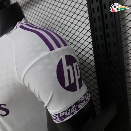 Camisa Versão Jogador Real Madrid 2026/2027 Edição Especial Branco/Roxo