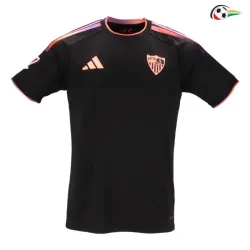 Camisa Alternativa Sevilla FC 2026/2027 Preto com Patch da La Liga