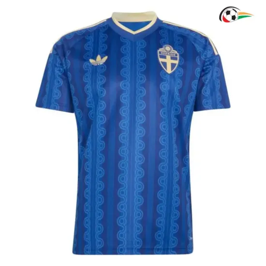Camisa Reserva Suecia Copa do Mundo 2026 Azul Escuro