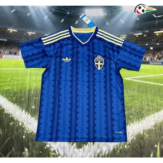 Camisa Reserva Suecia Copa do Mundo 2026 Azul Escuro