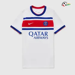 Camisa Titular PSG 2026/2027 Pré-Corrida Branco/Vermelho