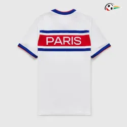 Camisa Titular PSG 2026/2027 Pré-Corrida Branco/Vermelho