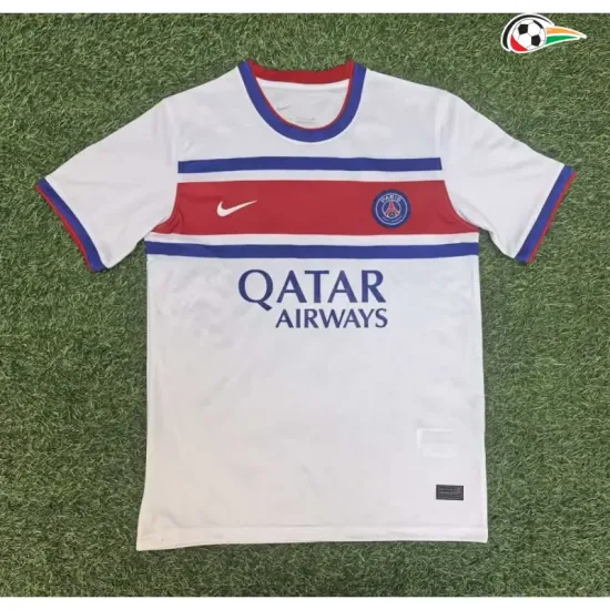 Camisa Titular PSG 2026/2027 Pré-Corrida Branco/Vermelho