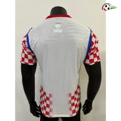 Camisa Titular Versão Jogador Croacia Copa do Mundo 2026 Vermelho/Branco