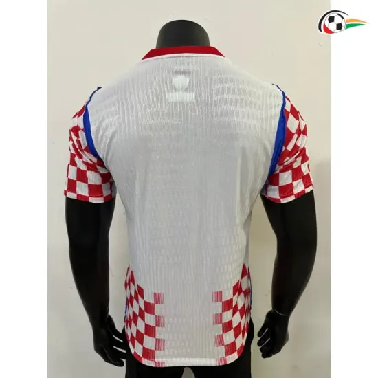 Camisa Titular Versão Jogador Croacia Copa do Mundo 2026 Vermelho/Branco