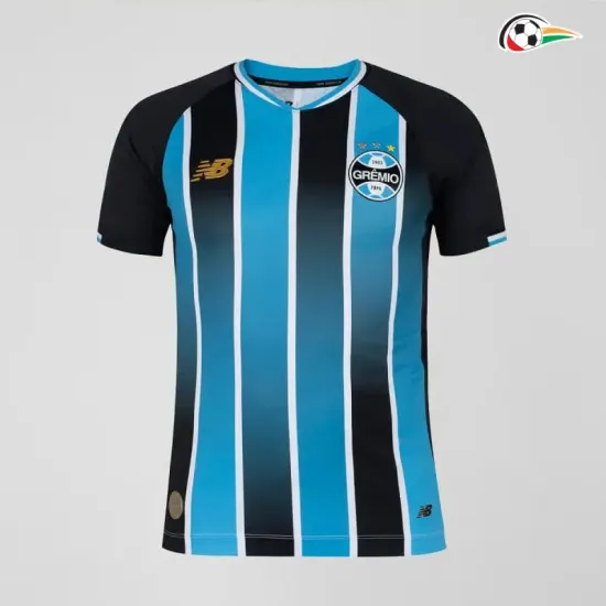 Camisa Titular Gremio 2026/2027 Azul/Preto