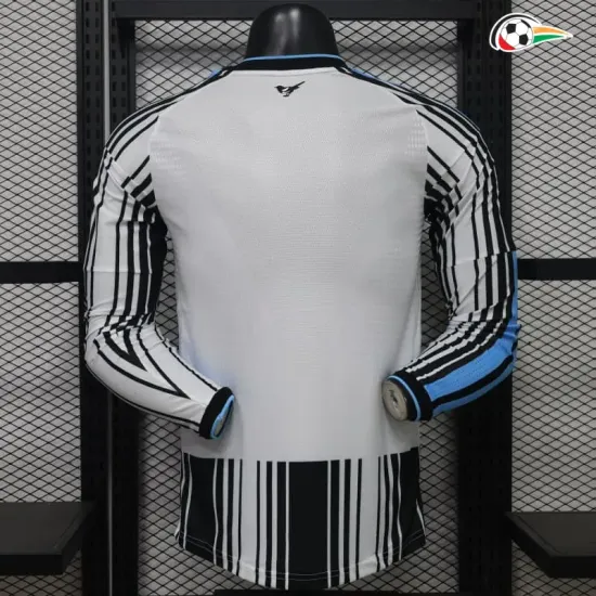 Camisa Titular Versão Jogador Newcastle United 2026/2027 Preto/Branco Manga Longa
