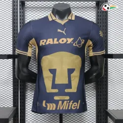 Camisa Reserva Versão Jogador Pumas UNAM 2026/2027 Azul Marinho
