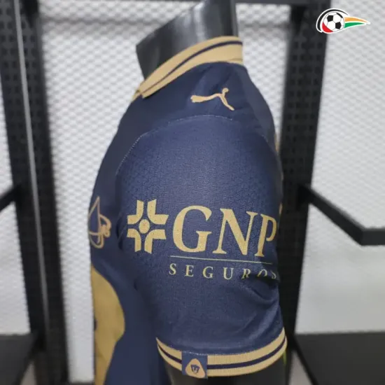 Camisa Reserva Versão Jogador Pumas UNAM 2026/2027 Azul Marinho