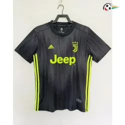 Camisa Retrô Alternativa Juventus 2018/2019 Preto/Branco