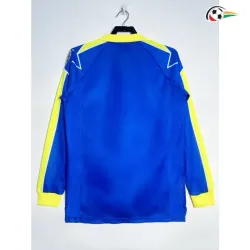 Camisa Retrô Reserva Juventus 1997/1998 Azul Manga Longa