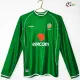 Camisa Retrô Titular Irland 2002 Verde Manga Longa