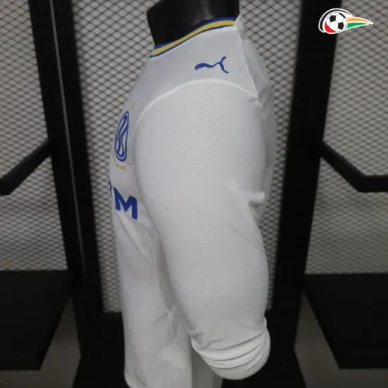 Camisa Titular Versão Jogador Olympique Marsella 2026/2027 Branco Manga Longa