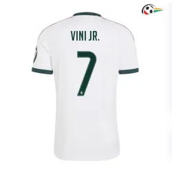 Camisa Titular VINI JR. 7 Real Madrid 2026/2027 Branco com Patch HP
