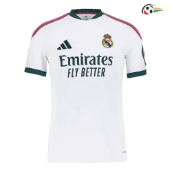 Camisa Titular BELLINGHAM 5 Real Madrid 2026/2027 Branco com Patch HP