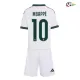 Camisa Titular Infantil MBAPPÉ 10 Real Madrid 2026/2027 Branco com Patch HP